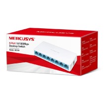 SWITCH |  MERCUSYS  | MS108  | 8 PUERTOS RJ45 10/100 MBPS | NO ADMINISTRABLE | PARA ESCRITORIO  [ MS108 ][ NIC-2375 ]