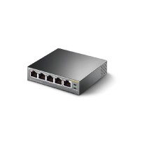 SWITCH | TP-LINK | TL-SF1005P | 5 PUERTOS | NO ADMINISTRABLE | CON 4 PUERTOS POE | PARA ESCRITORIO [ TL-SF1005P ][ NIC-2675 ]