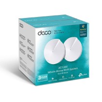 ROUTER | TP-LINK | DECO M5(2-PACK) | AC1300 | WIFI MESH | COBERTURA ESTIMADA 353 METROS CUADRADOS (D [ DECO-M52-PACK ][ NIC-2736 ]