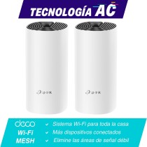 ROUTER | TP-LINK | DECO M4(2-PACK) | WIFI MESH | DUAL BAND | AC1200 | HASTA 100 DISPOSITIVOS [ DECO-M42-PACK ][ NIC-2972 ]