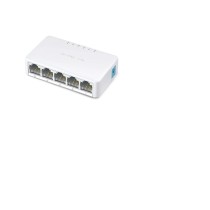 SWITCH | MERCUSYS | MS105 | 5 PUERTOS RJ45 10/100 MBPS | NO ADMINISTRABLE | PARA ESCRITORIO [ MS105 ][ NIC-2997 ]