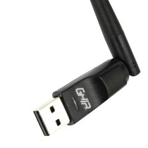 ADAPTADOR DE RED GHIA USB 2.0 INALAMBRICO 150 MBPS CON ANTENA [ GNW-U2 ][ NIC-3428 ]