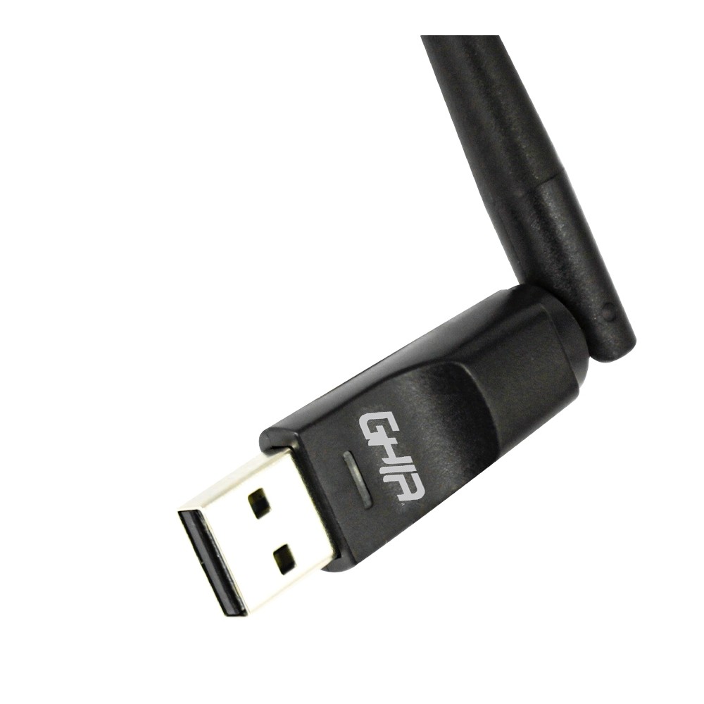 ADAPTADOR DE RED GHIA USB 2.0 INALAMBRICO 150 MBPS CON ANTENA [ GNW-U2 ][ NIC-3428 ]