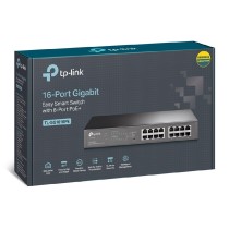 SWITCH | TP-LINK | TL-SG1016PE | 16 PUERTOS RJ45 10/100/1000 | NO ADMINISTRABLE | CON 8 PUERTOS POE+ [ TL-SG1016PE ][ NIC-3583 ]