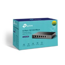 SWITCH | TP-LINK | TL-SF1006P | 6 PUERTOS RJ45 10/100 MBPS | NO ADMINISTRABLE | 4 PUERTOS POE | PARA [ TL-SF1006P ][ NIC-3585 ]