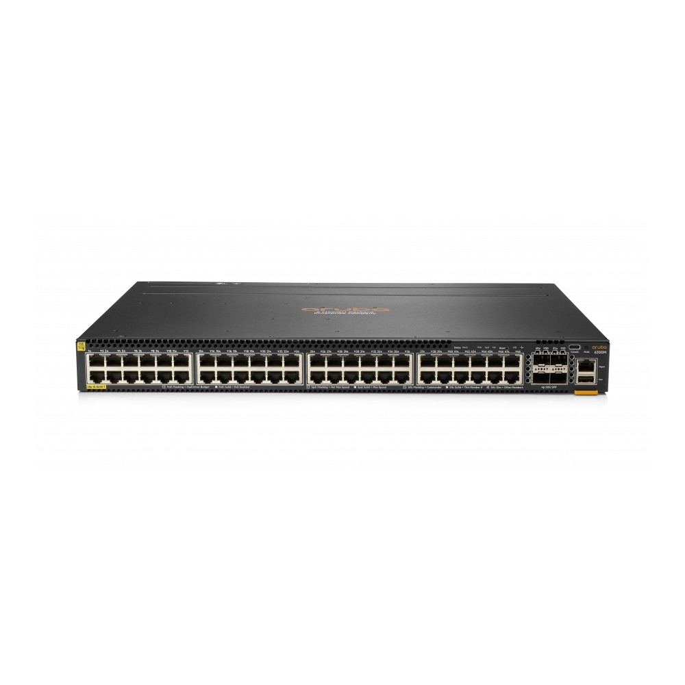 SWITCH HPE ARUBA JL661A 6300M 48 PUERTOS RJ45 10/100/1000 POE Y 4 SFP56 [ JL661A ][ NIC-4006 ]