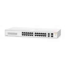 SWITCH HPE ARUBA R8R50A INSTANT ON 1430 CON 24 PUERTOS RJ45 10/100/1000 MBPS NO ADMINISTRABLE [ R8R50A ][ NIC-4206 ]