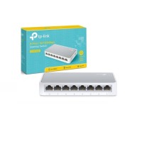 SWITCH | TP-LINK | TL-SF1008D |  8 PUERTOS RJ45 10/100 MBPS  | NO ADMINISTRABLE  | PARA ESCRITORIO [ TL-SF1008D ][ NIC-791 ]