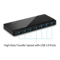 HUB | TP-LINK | UH700 | USB | 1 PUERTO MICRO USB 3.0 | 7 PUERTOS USB 3.0 COMPATIBLE CON USB 2.0 Y 1. [ UH700 ][ AC-4136 ]