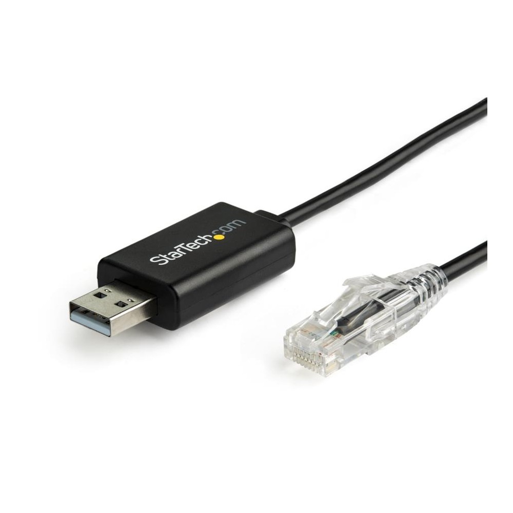 ADAPTADOR USB DE 1.8M PARA CONSOLA CISCO - 460KBPS - ADAPTADOR USB A RJ45 COMPATIBLE CON WINDOWS®,  [ ICUSBROLLOVR ][ AC-9750 ]