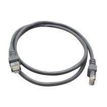 CABLE DE RED RJ45 GHIA 1 MTS 3 PIES PATCH CORD CAT 5E UTP GRIS 100COBRE [ GCB-010 ][ CB-1191 ]