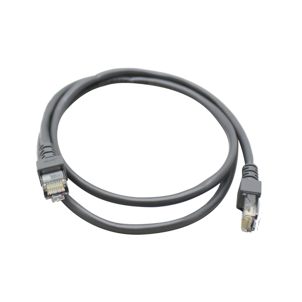 CABLE DE RED RJ45 GHIA 1 MTS 3 PIES PATCH CORD CAT 5E UTP GRIS 100COBRE [ GCB-010 ][ CB-1191 ]