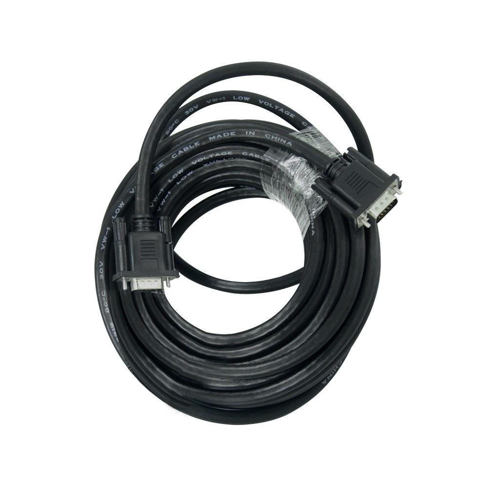 CABLE VGA GHIA PARA MONITOR O PROYECTOR 5M NEGRO MACHO-MACHO [ GCB-035 ][ CB-1594 ]