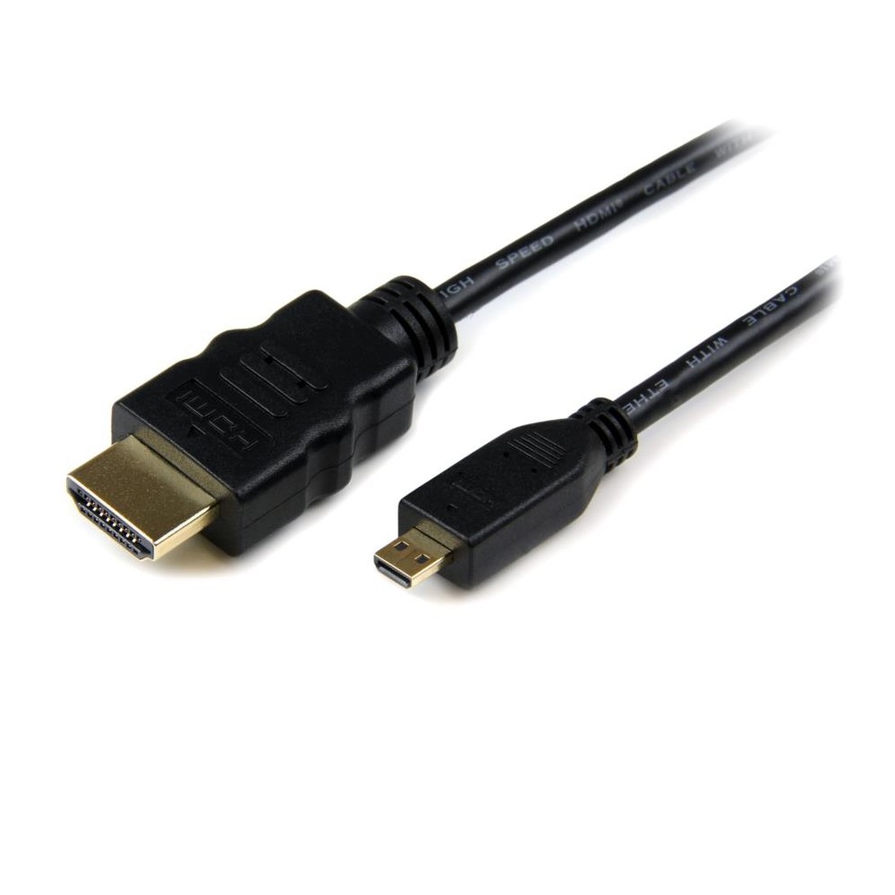 CABLE ADAPTADOR DE 1.8M HDMI A MICRO HDMI DE ALTA VELOCIDAD CON ETHERNET - MACHO A MACHO - STARTECH. [ HDMIADMM6 ][ CB-2443 ]