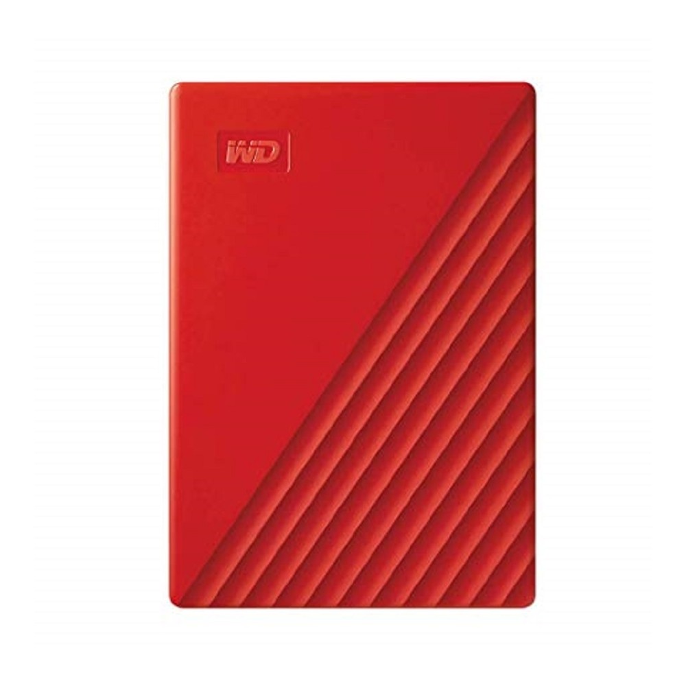 DISCO DURO EXTERNO WD MY PASSPORT 4TB 2.5 PORTATIL USB3.0 ROJO WINDOWS BACKUP ENCRIPTACION [ WDBPKJ0040BRD-WESN ][ HD-2116 ]