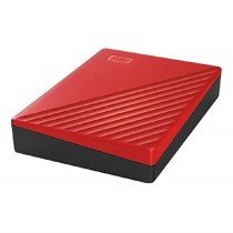 DISCO DURO EXTERNO WD MY PASSPORT 4TB 2.5 PORTATIL USB3.0 ROJO WINDOWS BACKUP ENCRIPTACION [ WDBPKJ0040BRD-WESN ][ HD-2116 ]