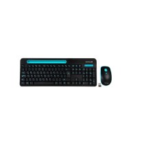 TECLADO/MOUSE TECHZONE TZ20COMB02-INA INALAMBRICO RANURA SOPORTE AZUL [ TZ20COMB02-INA ][ KB-876 ]