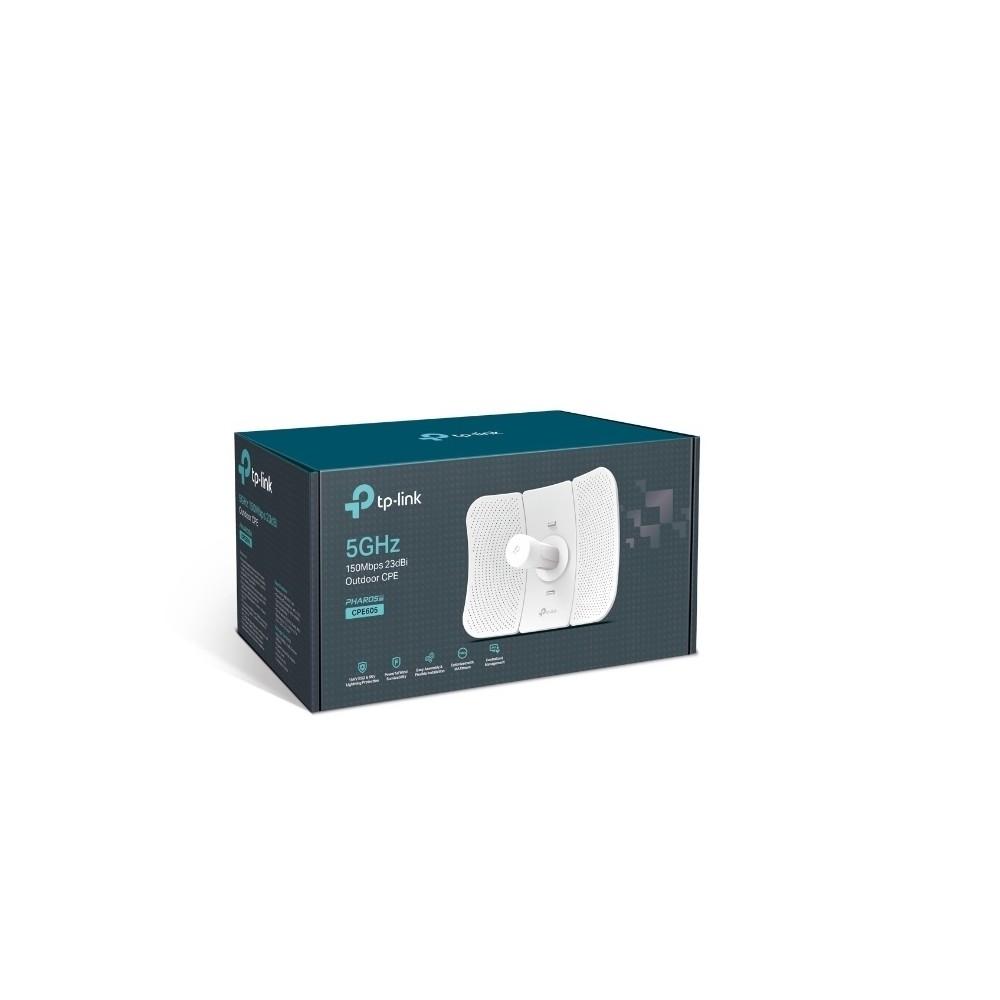 ACCESS POINT |TP-LINK | CPE605 | INALAMBRICO | ANTENA PARA EXTERIOR DIRECCIONAL 23DBI 5GHZ 150MBPS M [ CPE605 ][ NIC-3134 ]