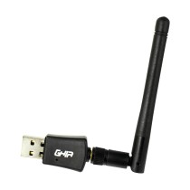 ADAPTADOR DE RED GHIA USB 2.0 INALAMBRICO 300 MBPS / ALTA VELOCIDAD / CON ANTENA [ GNW-U4 ][ NIC-3431 ]