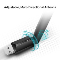 TARJETA DE RED | TP-LINK | ARCHER T2U PLUS | USB | BANDA DUAL |  AC600 | 5GHZ 433MBPS 2.4GHZ 200MBPS [ ARCHER-T2U-PLUS ][ NIC-3468 ]