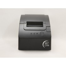 MINIPRINTER EC LINE EC-PM-58110, NEGRO, TERMICA, 58 MM, USB, SERIAL, RJ11, CORTE MANUAL, 110 MM/SEG [ EC-PM-58110 ][ PR-1900 ]