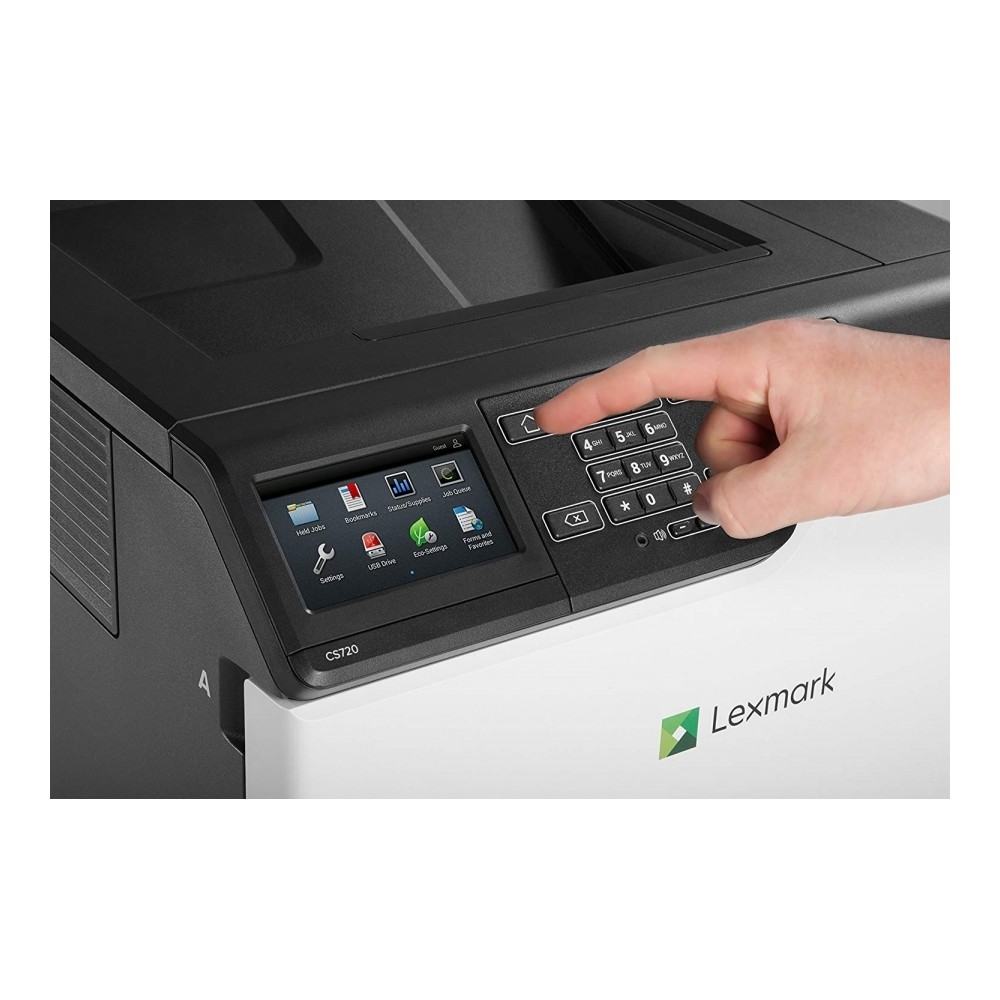 IMPRESORA LASER A COLOR LEXMARK / CS720DE / 40C9100 / HASTA 40 PPM / CICLO MENSUAL 120,000 PAGINAS / [ 40C9100 ][ PR-2037 ]