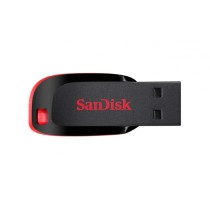 MEMORIA SANDISK 128GB USB 2.0 CRUZER BLADE Z50 NEGRO C/ROJO [ SDCZ50-128G-B35 ][ RAM-3107 ]