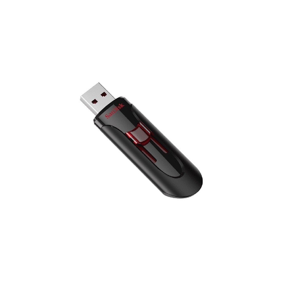 MEMORIA SANDISK 128GB USB 3.0 CRUZER GLIDE Z600 NEGRO C/ROJO [ SDCZ600-128G-G35 ][ RAM-3108 ]