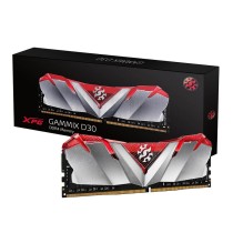 MEMORIA ADATA UDIMM DDR4 8GB PC4-25600 3200MHZ CL16 1.2V XPG GAMMIX D30 ROJO CON DISIPADOR PC/GAMER/ [ AX4U32008G16A-SR30 ][ RAM-3611 ]