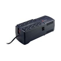 REGULADOR DE VOLTAJE SMARTBITT 2200VA/1100W, 8 CONTACTOS, PROTECCION TELEFONICA [ SBAVR2200 ][ RE-130 ]