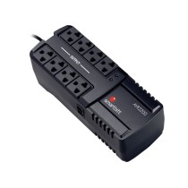 REGULADOR DE VOLTAJE SMARTBITT 2200VA/1100W, 8 CONTACTOS, PROTECCION TELEFONICA [ SBAVR2200 ][ RE-130 ]