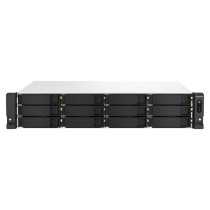 NAS QNAP TS-1264U-RP-4G/FUENTE REDUNDANTE/ 12 BAHIAS SATA HDD 3,5/RACK 2U/NUCLEO CUADRUPLE 2.0 GHZ/4 [ TS-1264U-RP-4G-US ][ SAM-741 ]