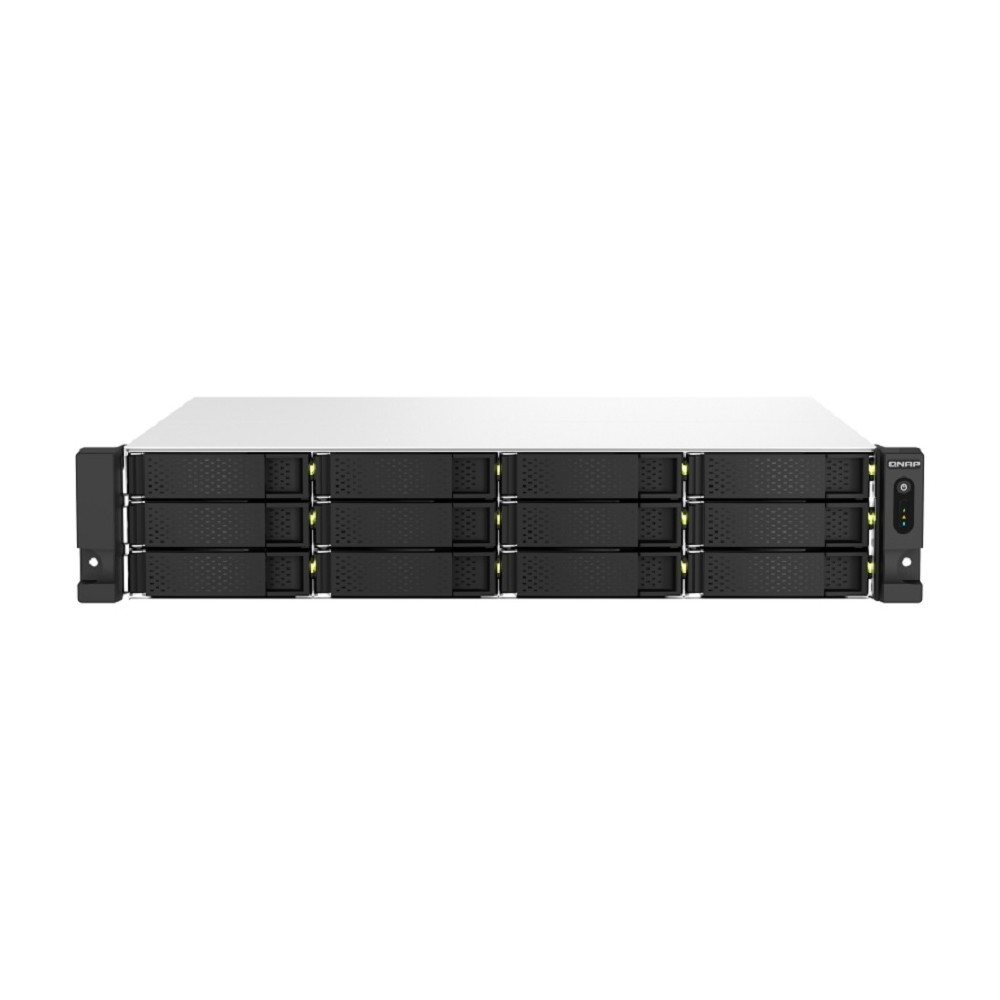 NAS QNAP TS-1264U-RP-4G/FUENTE REDUNDANTE/ 12 BAHIAS SATA HDD 3,5/RACK 2U/NUCLEO CUADRUPLE 2.0 GHZ/4 [ TS-1264U-RP-4G-US ][ SAM-741 ]