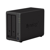 NAS SYNOLOGY DS723+ /2 BAHIAS NUCLEO DOBLE HASTA 3.1 GHZ, 2 PTO LAN GIGA, USB 3.2 X2/ 2 GB DDR4/ HOT [ DS723 ][ SAM-810 ]