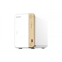 NAS QNAP TS-262-4G /2 BAHIAS NUCLEO DOBLE HASTA 2.9 GHZ, 4 GB EN RAM, /1 LAN 2,5 GBE/USB 3.2 X2/SATA [ TS-262-4G-US ][ SAM-811 ]