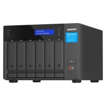 NAS QNAP TVS-H674-I3-16G-US/ 6 BAHIAS NUCLEO CUADRUPLE 3.3GHZ/16GB DDR4 HASTA 64GB/2 PTO 2,5 GBE/USB [ TVS-H674-I3-16G-US ][ SAM-833 ]