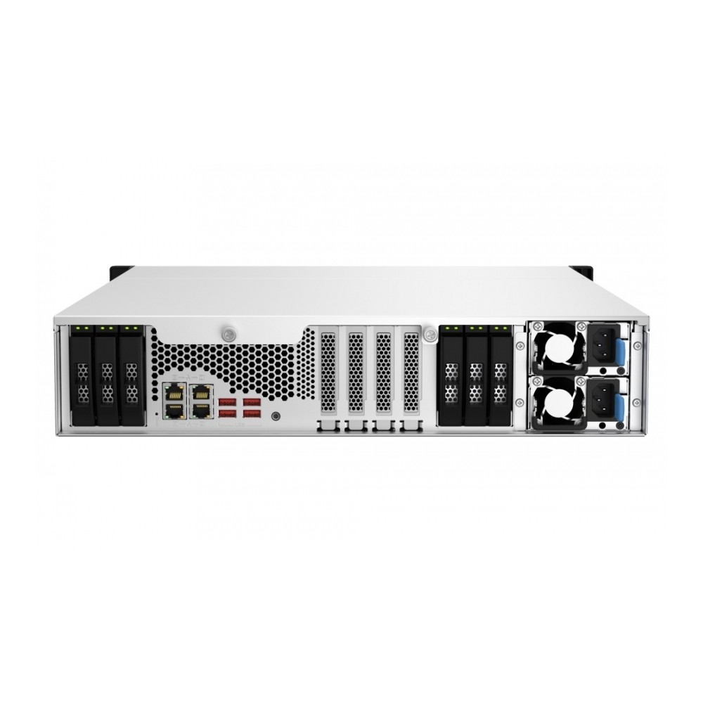 NAS QNAP TS-H1887XU-RP-E2336-32G-US/18 BAHIAS/ RACK 2U/ INTEL XEON 6 NUCLEOS, HASTA 4.8 GHZ/32GB RAM [ TS-H1887XU-RP-E2336-32G-US ][ SAM-866 ]