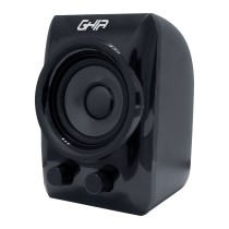 BOCINA PARA PC 2.1 GHIA NEGRA/GRIS AUDIO 3.5MM ALIMENTACION USB 5W [ GAC-185 ][ SPK-1872 ]