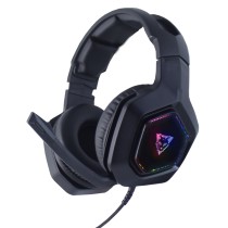 AUDIFONOS GAMER OCELOT TIPO DIADEMA/OVER EAR/USB/3.5MM/COLOR NEGRO/ALAMBRICOS/ILUMINACION TIPO RGB/C [ OGMH02 ][ SPK-1968 ]