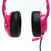 AUDIFONOS GAMER OCELOT TIPO DIADEMA/OVER-EAR/USB/3.5MM/COLOR ROSA CON NEGRO/ALAMBRICOS/ILUMINACION B [ OGH03 ][ SPK-2093 ]