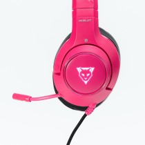 AUDIFONOS GAMER OCELOT TIPO DIADEMA/OVER-EAR/USB/3.5MM/COLOR ROSA CON NEGRO/ALAMBRICOS/ILUMINACION B [ OGH03 ][ SPK-2093 ]