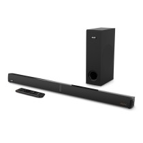 BARRA DE SONIDO DETACHABLE GHIA 2.1 CANALES/BLUETOOTH/USB/AUX/HDMI ARC/ OPTICO 100W RMS [ GSB-014 ][ SPK-2118 ]