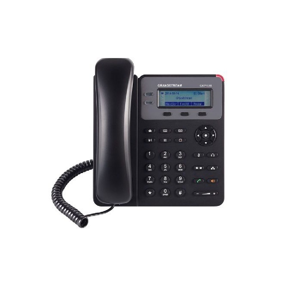 TELEFONO IP GRANDSTREAM GXP1610 / 1 CUENTA SIP 1 LINEA 2 PUERTOS 10/100  CONECTOR RJ9 COMPATIBLE CON [ GXP1610 ][ TEL-151 ]