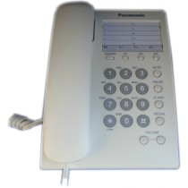 TELEFONO PANASONIC KX-TS550MEW ALAMBRICO BASICO UNILINEA CON MARCADOR RAPIDO DE 10 NUMEROS CONTROL D [ KX-TS550MEW ][ TEL-16 ]