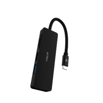 HUB ACTECK GATE 5 DH640 / USB C / 4 PUERTOS / USB A - HDMI - LECTOR DE MEMORIAS / 10 CM / NEGRO / AC [ AC-934633 ][ AC-10929 ]