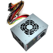 FUENTE DE PODER SLIM QUARONI 500W METALICO 24 PIN [ QPSU-03 ][ CSP-438 ]