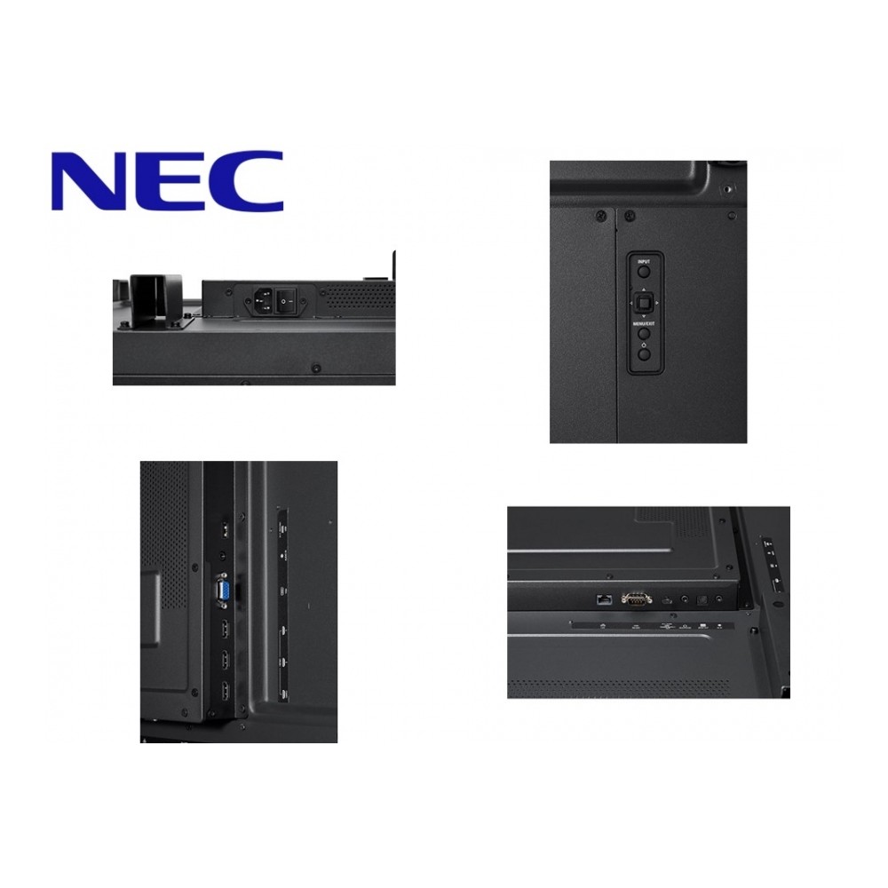 MONITOR PROFESIONAL DE 86 NEC E868 UHD 3840 X 2160 18/7, 350 CD/M2 / HORIZONTAL Y VERTICAL / 3 HDMI- [ E868 ][ MNL-2420 ]