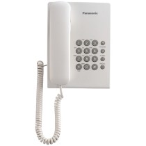 TELEFONO PANASONIC KX-TS500MEB ALAMBRICO BASICO UNILINEA SIN MEMORIAS CONTROL DE VOLUMEN 4 NIVELES R [ KX-TS500MEB ][ TEL-22 ]