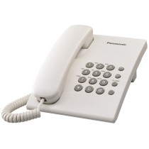 TELEFONO PANASONIC KX-TS500MEW ALAMBRICO BASICO UNILINEA SIN MEMORIAS CONTROL DE VOLUMEN 4 NIVELES R [ KX-TS500MEW ][ TEL-4 ]