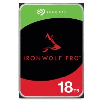 DISCO DURO INTERNO SEAGATE IRONWOLF PRO 18TB 3.5 ESCRITORIO SATA3 6GB/S 256MB 7200RPM 24X7 HOT-PLUG  [ ST18000NT001 ][ HD-2802 ]